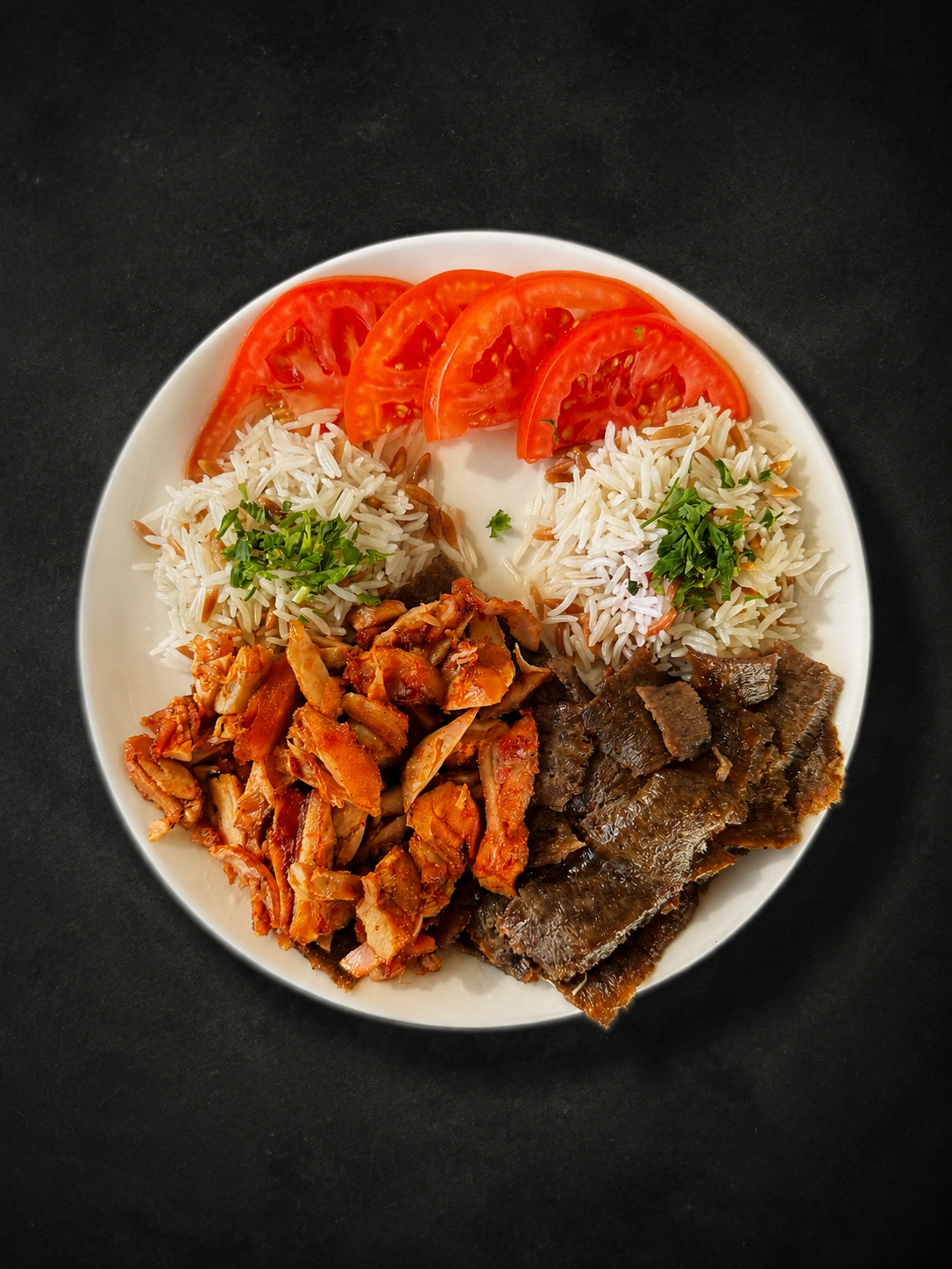 Pilav Üstü Tavuk & Et Karışık Döner